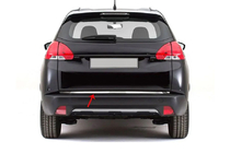 Peugeot 2008 2013–2019 Zaščitna letev roba prtljažnika (nerjaveče jeklo) fotografija 1