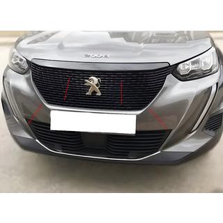 Okvir maske (3 kosi, nerjavno jeklo) Peugeot 2008 2019– fotografija 1