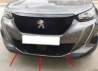 Peugeot 2008 2019– Kromirana zaščitna letev za sprednji odbijač (1 kos, nerjaveče jeklo) fotografija 1