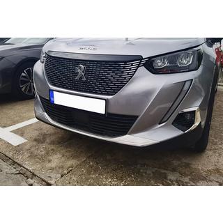 Zaščitna letev za sprednji odbijač (2 kos, nerjavno jeklo) Peugeot 2008 2019–