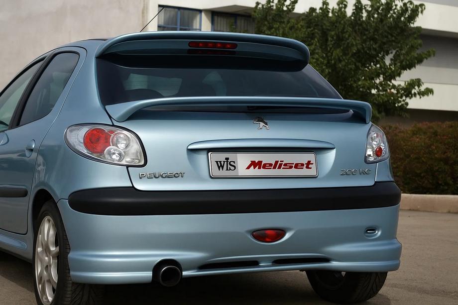 Peugeot 206 1998–2024 Spodnji spojler Meliset (za barvanje) Image
