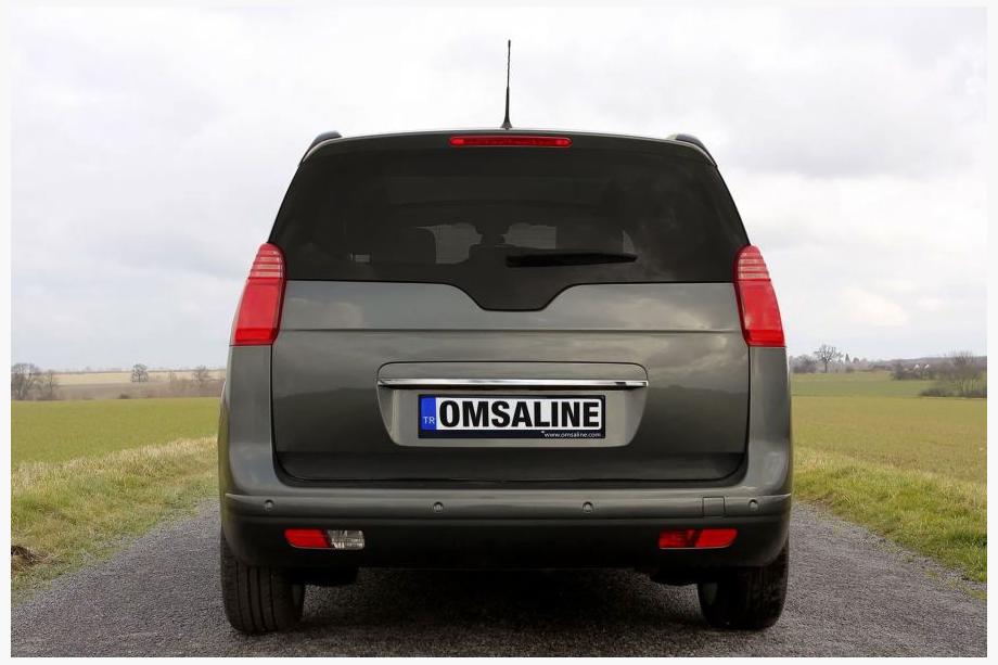 Peugeot 5008 2009–2016 Kromirana letev nad registrsko tablico OmsaLine (nerjavno jeklo) Image