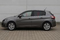 Peugeot 308 2014–2021 OmsaLine spodnje okenske letve (4 kos, nerjavno jeklo) fotografija 1