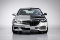 Mercedes S-class W221 2005–2013 Restyling komplet za W223 Maybach fotografija 1