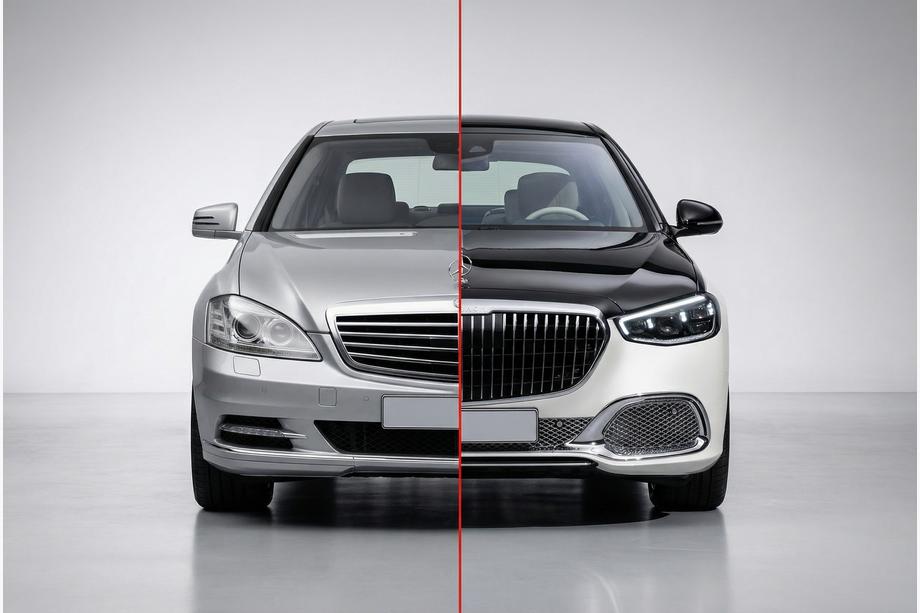 Mercedes S-class W221 2005–2013 Restyling komplet za W223 Maybach Image