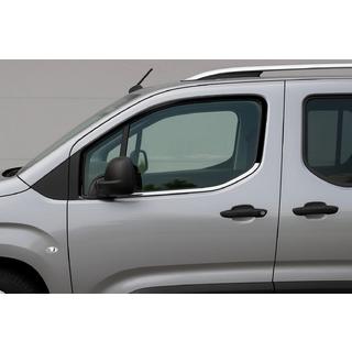 Okenske obrobe (2 kosa, nerjavno jeklo) Peugeot Partner/Rifter 2019– fotografija 2