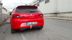 Seat Leon 2013–2020 Obloga zadnjega odbijača (za lakiranje) fotografija 2
