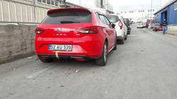 Seat Leon 2013–2020 Obloga zadnjega odbijača (za lakiranje) fotografija 3