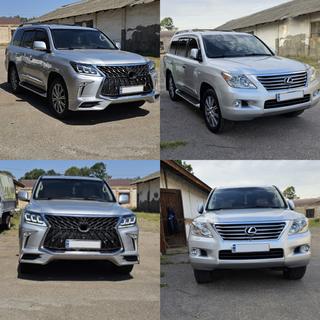 Komplet mini prenove iz modela 2008-2015 na TRD Sport (odbijač, žarometi) Lexus LX570/450d 2008–2022 fotografija 1