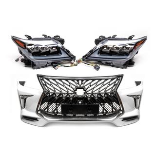 Komplet mini prenove iz modela 2008-2015 na TRD Sport (odbijač, žarometi) Lexus LX570/450d 2008–2022 fotografija 4