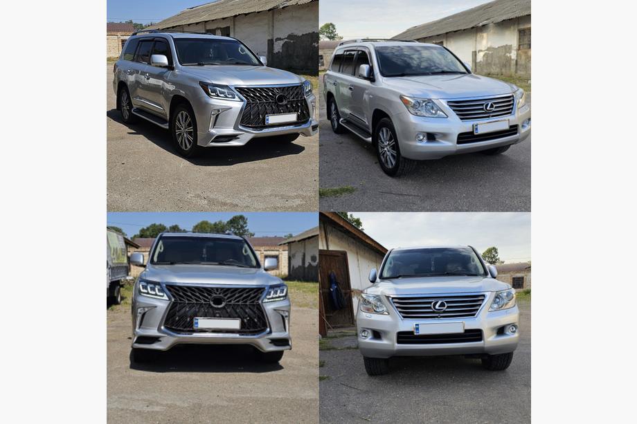 Lexus LX570/450d 2008–2022 Komplet mini prenove iz modela 2008-2015 na TRD Sport (odbijač, žarometi) Image