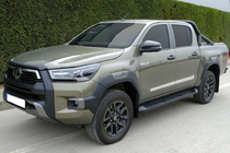 Toyota Hilux 2015– OmsaLine pokrovi letvic (4 kosi, nerjavno jeklo) fotografija 3