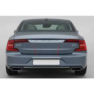 Kromirana letev nad registrsko tablico (za S90, nerjavno jeklo) Volvo S90/V90 2016– fotografija 1