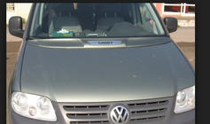 Volkswagen Caddy 2004–2010 Dodatek za pokrov motorja (za lakiranje) fotografija 1