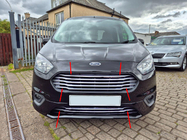 Ford Courier 2014–2023 Okrasne letvice za masko Carmos (2018↗, 7 kos, nerjavno jeklo) fotografija 1