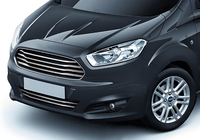 Ford Courier 2014–2023 Carmos okrasne letvice za masko (2014-2018, 6 kos, nerjaveče jeklo) fotografija 1