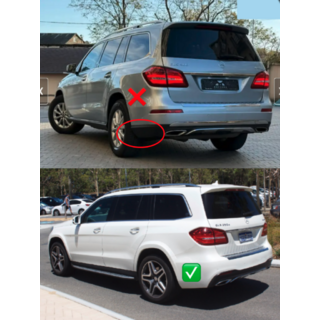 AMG V1 karoserijski komplet z zadnjim difuzorjem (GLS63) fotografija 2