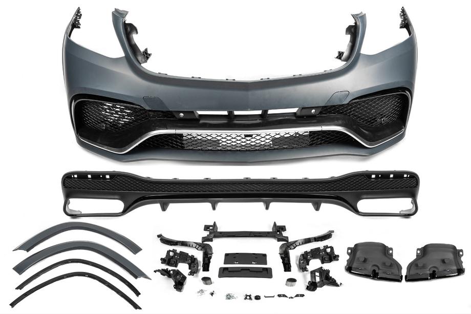 Mercedes GL/GLS razred X166 2012–2019 AMG V1 karoserijski komplet z zadnjim difuzorjem (GLS63) Image