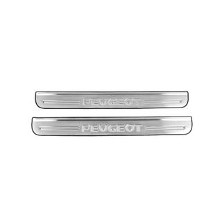 Zaščitne letvice pragov Carmos V2 (2 kos, jeklo) Peugeot 307 2001–2008 fotografija 1