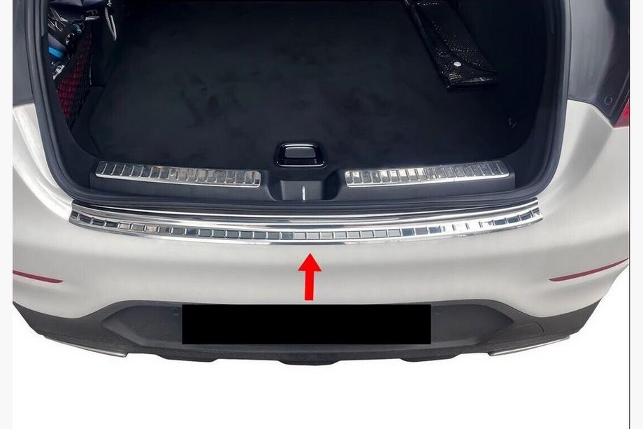 Mercedes GLC Coupé C253 2016–2023 Zaščitna letev zadnjega odbijača Carmos (nerjavno jeklo) Image