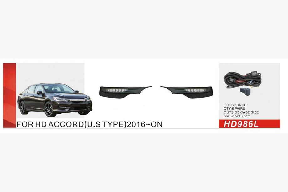 Honda Accord X 2017–2022 Meglenke US-type (2017-2020, LED) Image