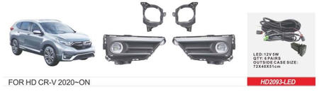 Honda CRV 2017–2022 Komplet meglenk 2019-2022 US-type (LED V1) fotografija 1