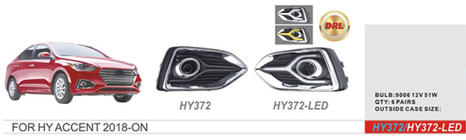 Hyundai Accent 2017–2023 Meglenke (halogenske) fotografija 1