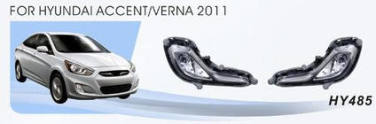 Hyundai Accent 2011–2017 Meglenke (halogenske) fotografija 1