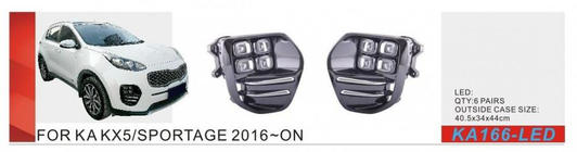 Kia Sportage 2015–2021 Meglenke 2015-2018 (halogenske) fotografija 1
