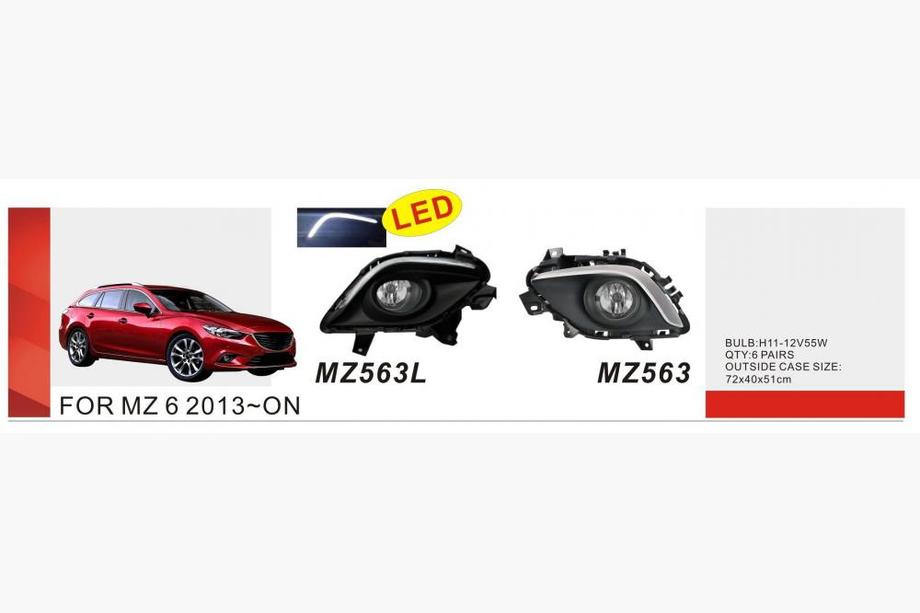 Mazda 6 2012–2024 Meglenke 2013-2015 (2 kosa, halogenske) Image