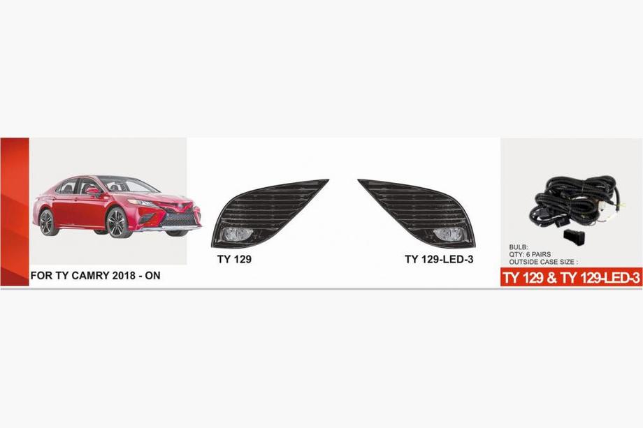 Toyota Camry 2017–2023 Meglenke tipa US (2 kos, LED) Image