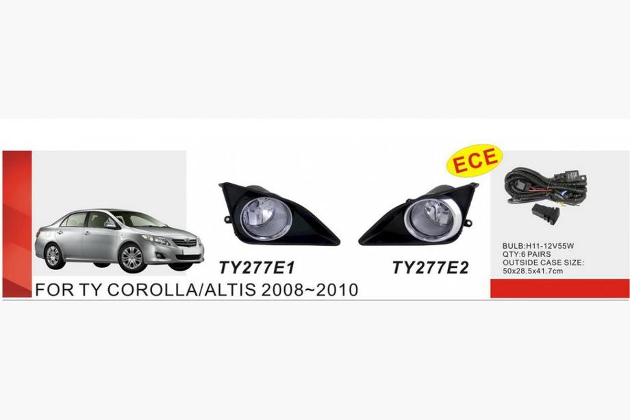 Toyota Corolla 2007–2013 Komplet meglenk 2007-2010 (2 kos, halogenske) Image