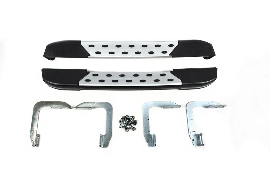 Volkswagen Crafter 2006–2016 Bočne stopnice DOT-Line za kolesom (2 kos, aluminij) Dolga Image