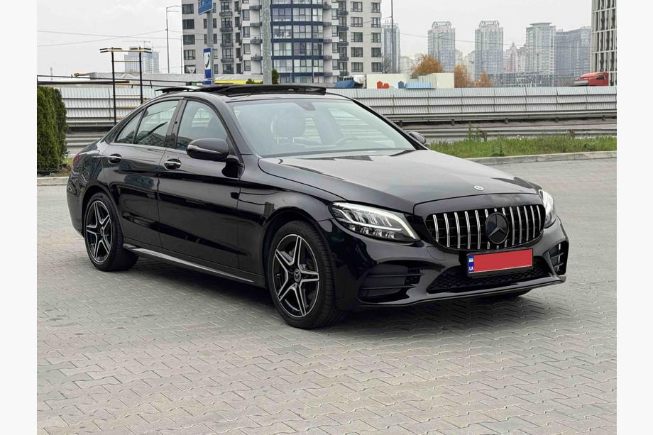 Mercedes C-class W205 2014–2021 Sprednji odbijač kompleten (AMG Line 2018-2021) Fotografija 6