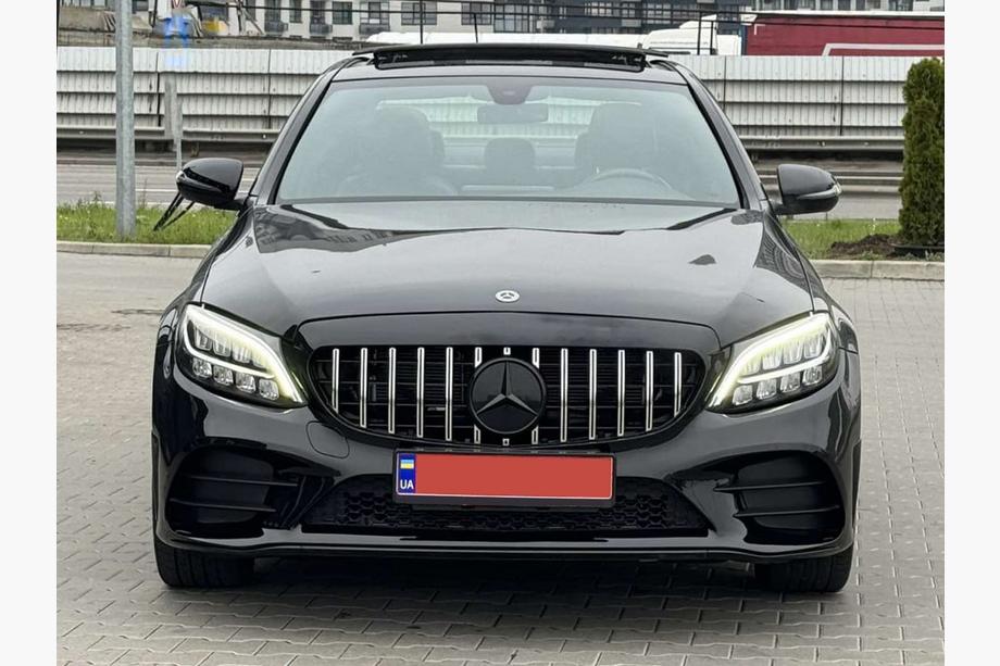 Mercedes C-class W205 2014–2021 Sprednji odbijač kompleten (AMG Line 2018-2021) Fotografija 3