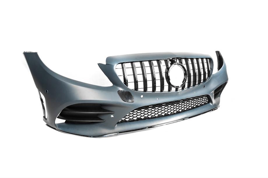 Mercedes C-class W205 2014–2021 Sprednji odbijač kompleten (AMG Line 2018-2021) Fotografija 10