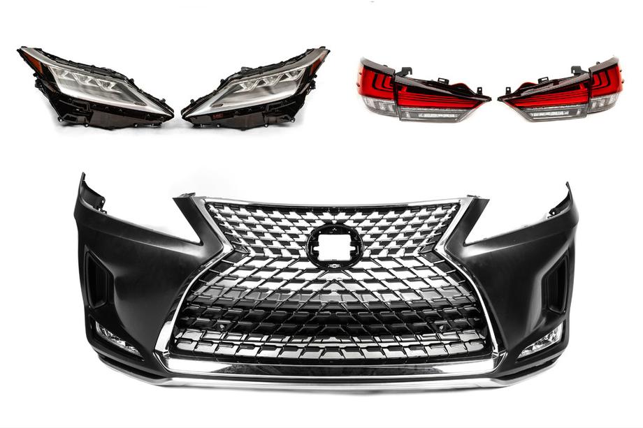 Lexus RX 2016–2022 Facelift komplet za leto 2021 (odbijač, žarometi, zadnje luči) Fotografija 2