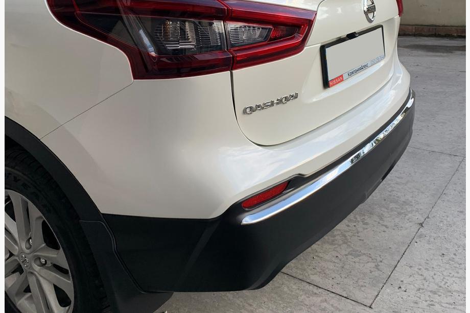 Nissan Qashqai 2014–2021 Rob zadnjega odbijača (nerjaveče jeklo) Image