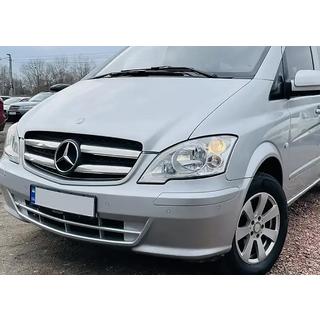 Obrobe roba maske, nerjaveče jeklo 2010-2015 Mercedes Vito W639 2004–2014 fotografija 3