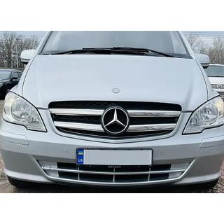 Obrobe roba maske, nerjaveče jeklo 2010-2015 Mercedes Vito W639 2004–2014 fotografija 1