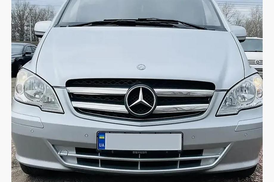 Mercedes Vito W639 2004–2014 Obrobe roba maske, nerjaveče jeklo 2010-2015 Image