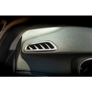 Okrasna obloga zračnika v kabini (2 kos, nerjavno jeklo) Renault Megane IV 2016–2025 fotografija 1