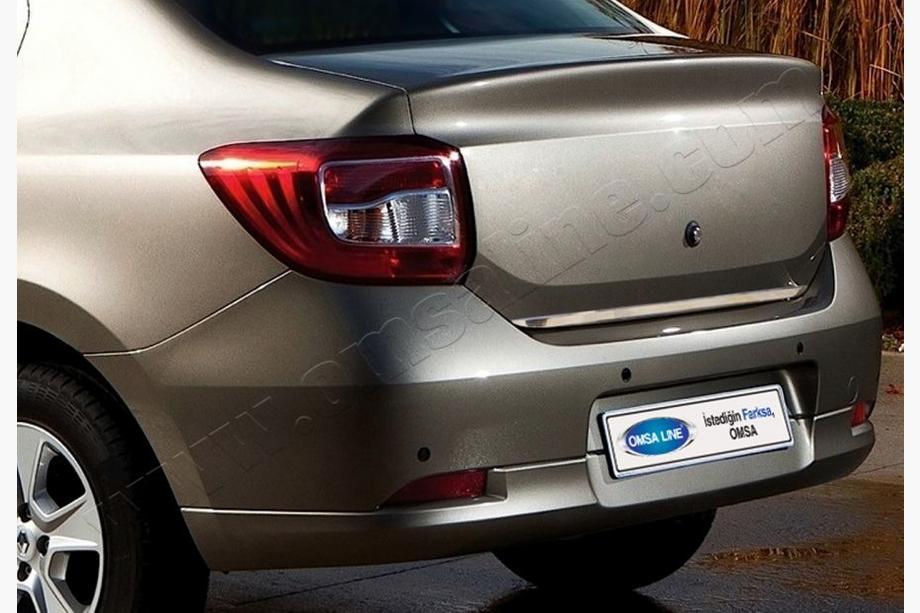 Renault Logan II 2013–2022 Obroba roba pokrova prtljažnika 2013-2018 (nerjaveče jeklo) Image