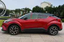 Toyota C-HR 2016–2023 OmsaLine okenske obrobe (4 kosi, nerjaveče jeklo) fotografija 3
