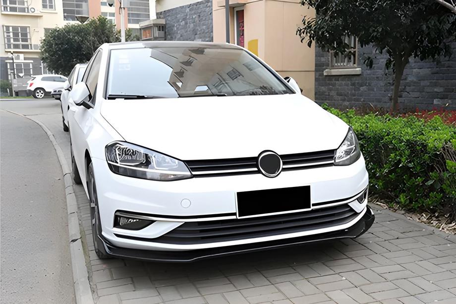 Volkswagen Golf 7/E-Golf 2012–2020 Lip za sprednji odbijač (za tovarniški odbijač, 2017-2020, ABS plastika) Fotografija 2