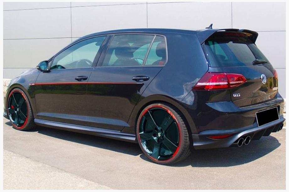 Volkswagen Golf 7/E-Golf 2012–2020 Spojler DPT (za GTI / R HB, ABS plastika) Image