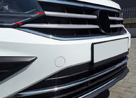 Volkswagen Tiguan 2016–2023 Okrasne letvice za masko 2020+ (komplet 4 kos, nerjaveče jeklo) OmsaLine - italijansko nerjavno jeklo fotografija 1