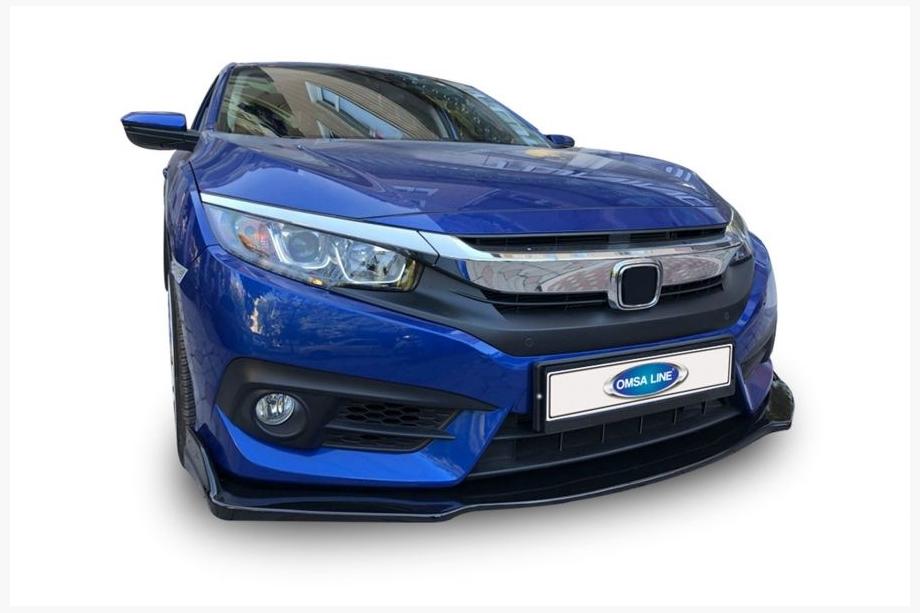 Honda Civic Limuzina X 2016–2021 Lip spojler sprednjega odbijača LIP V3 (črn) Image