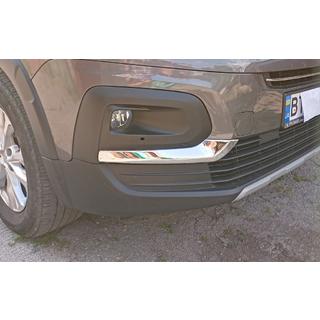 Kromirani okrasni pokrovi za meglenke (2 kosa, nerjavno jeklo) Peugeot Partner/Rifter 2019– fotografija 2