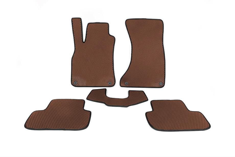 Audi A4 B8 2007–2015 EVA preproge za avto (rjave) Image